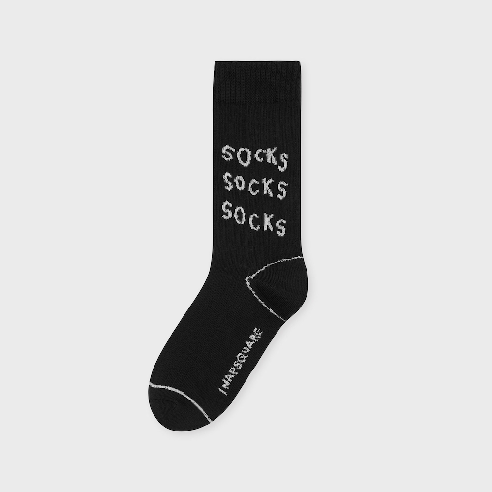 INAP rib socks socks socks black