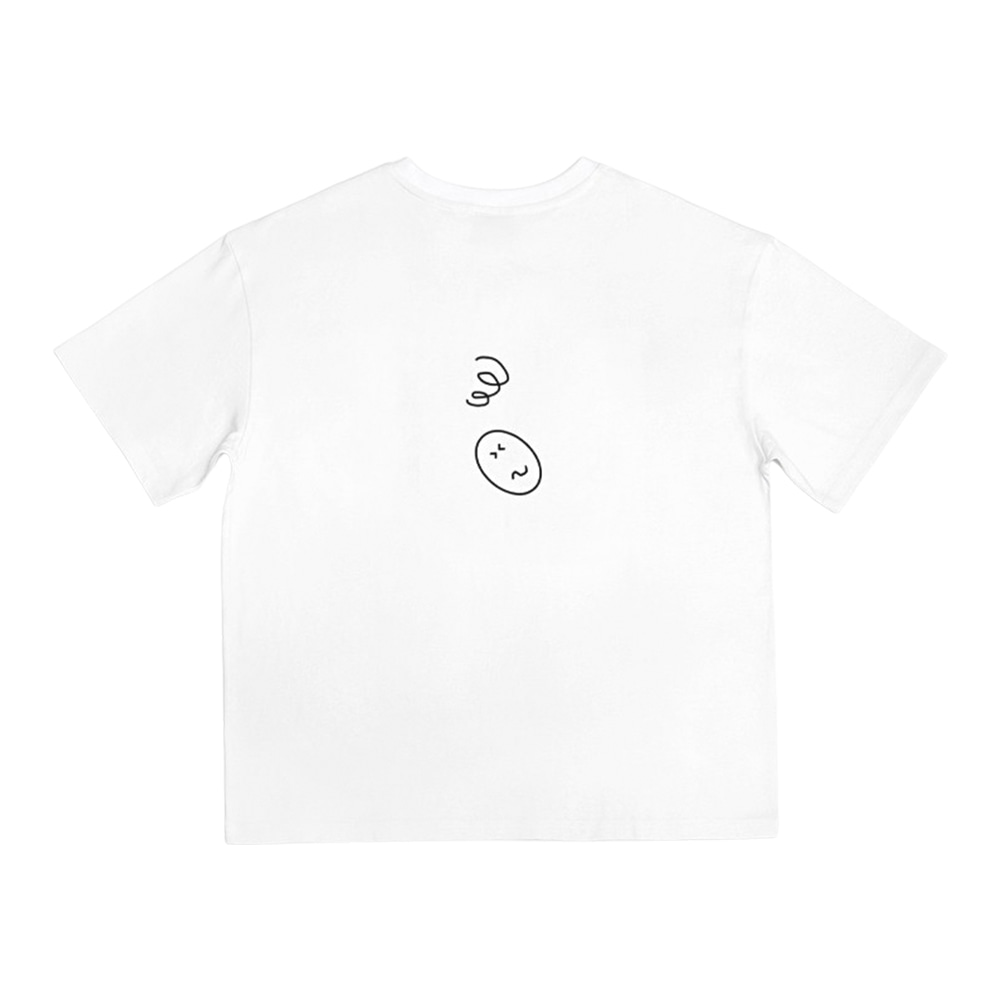 HIMAA t shirt scowl white (10% OFF)